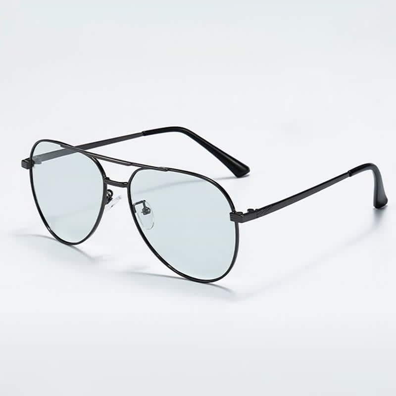 Spykay™ SG60936 Double Bridges Polarized Photochromic Aviator Sunglasses for Driving