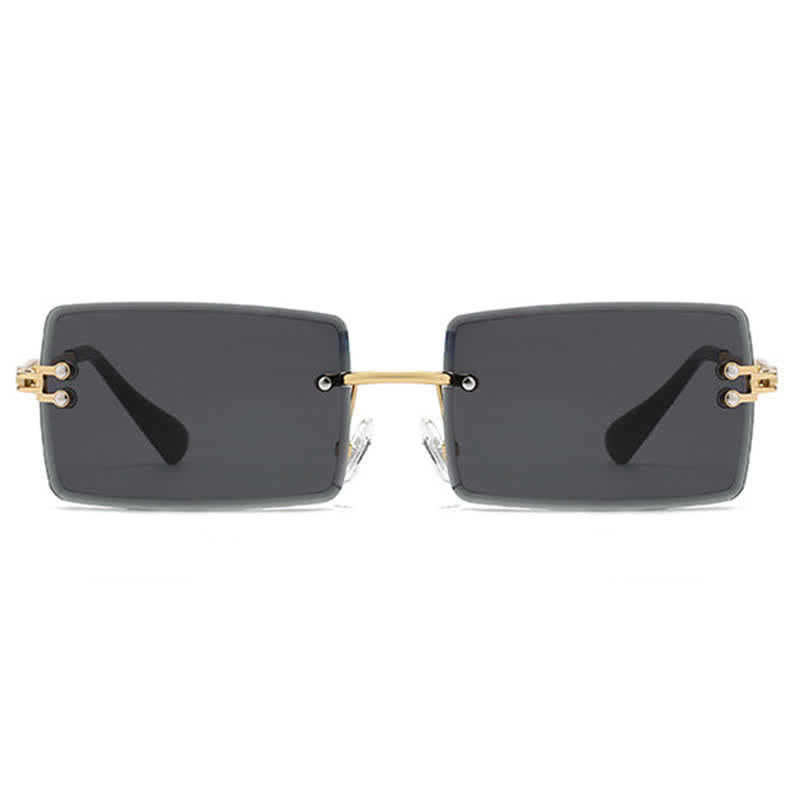 Spykay™ SG60744 Rimless Rectangle Frame Fashion Sunglasses