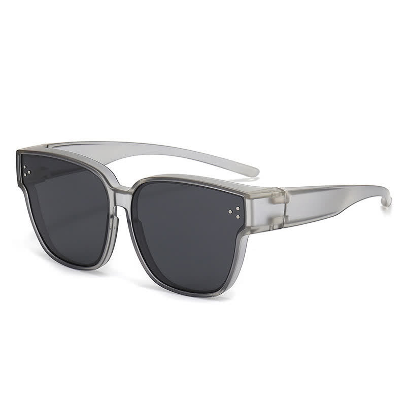 Spykay™ SG61006 Fit Over Glasses Square Frame Classic Polarized Sunglasses for Women Men