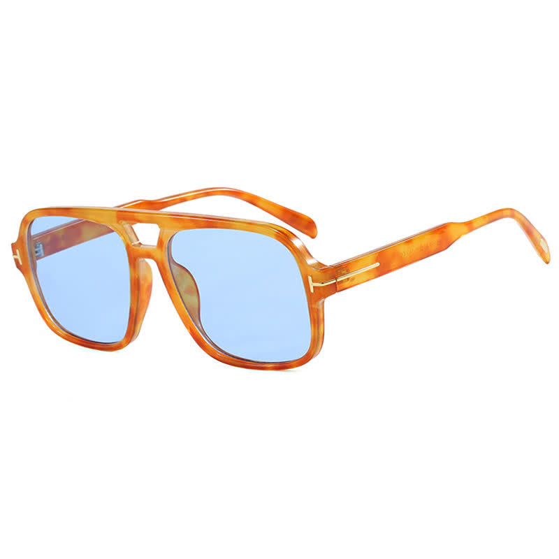 Spykay™ SG60710 Double Bridges Retro-Vintage Aviator Sunglasses