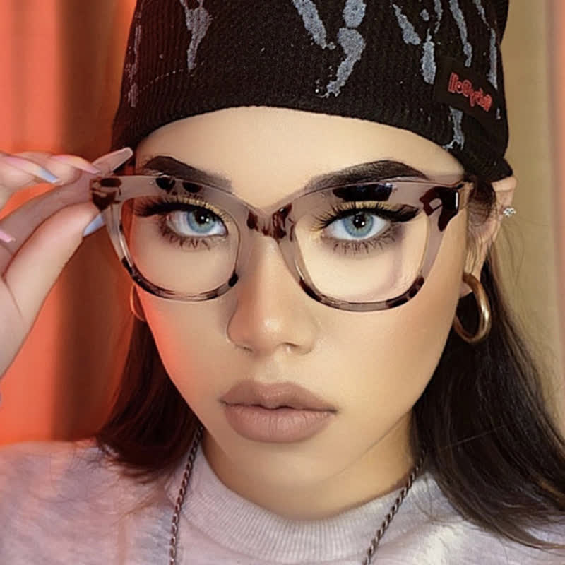 Spykay™ EG26879 Anti-blue Light Square Thick Frames Fashion Eyeglasses