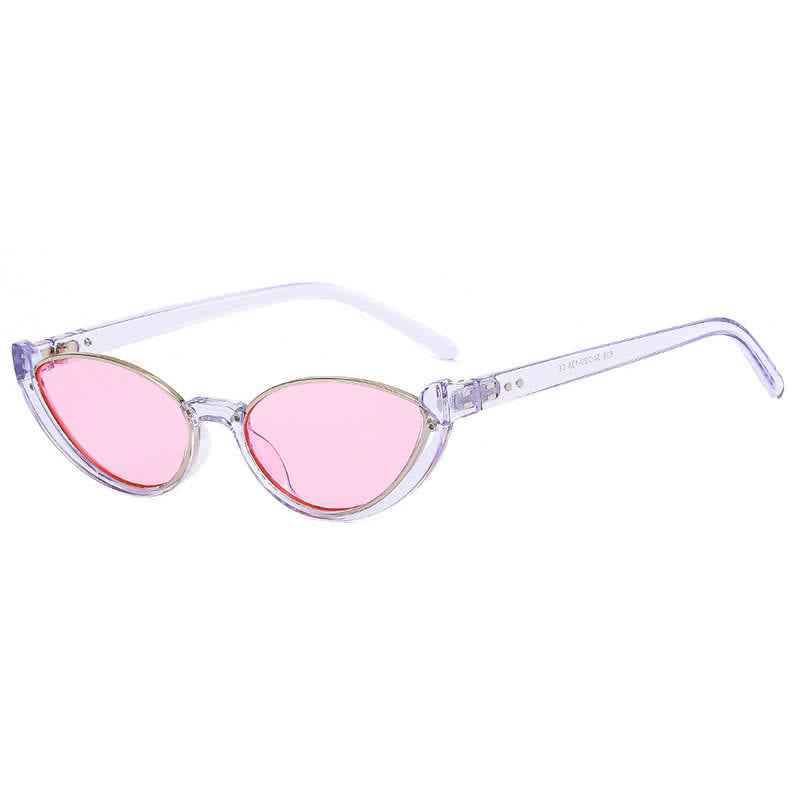 Spykay™ SG60716 Unisex Hipster Semi-Rimless Cat-Eye Sunglasses