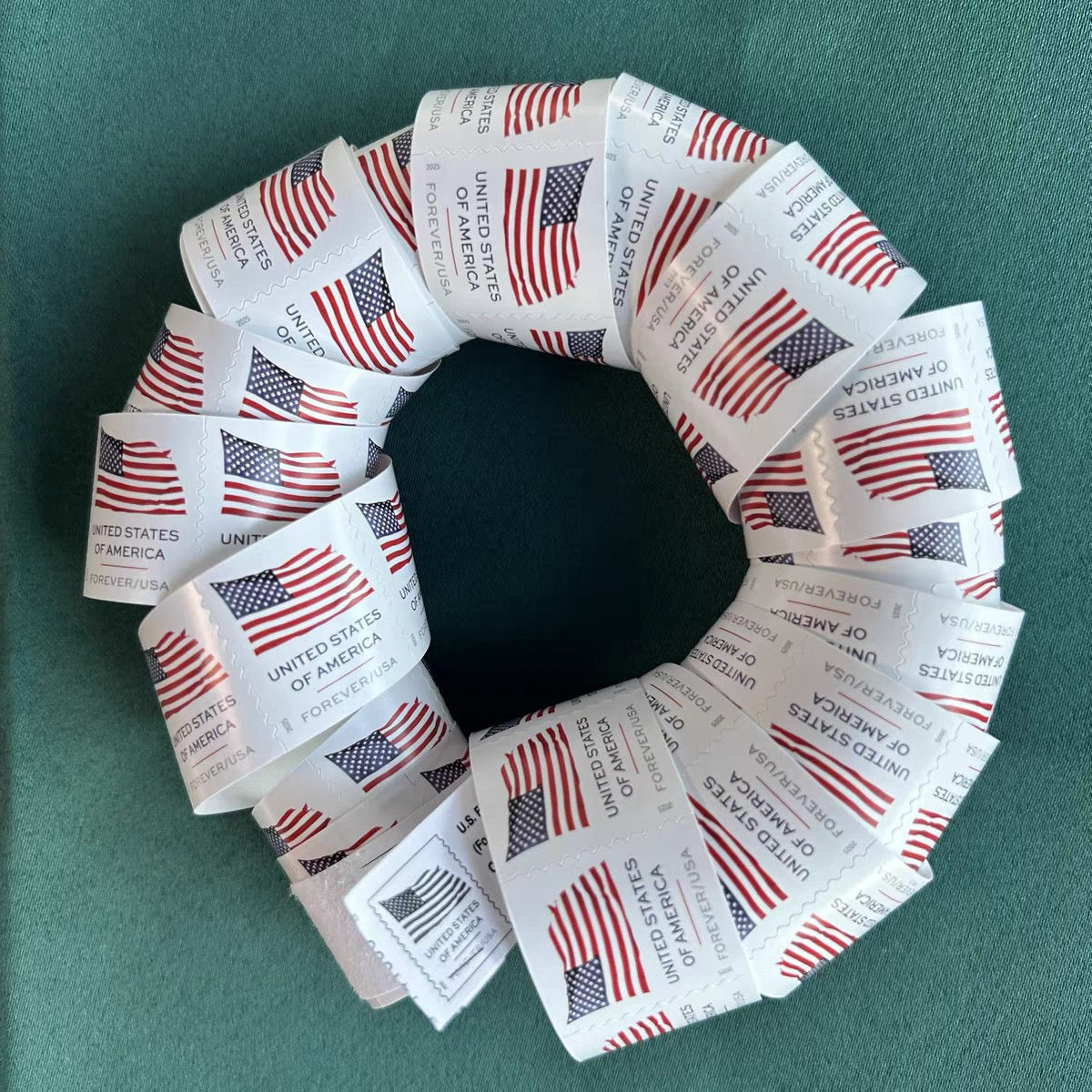 2025 U.S. Flags Forever Stamps Coil of 100