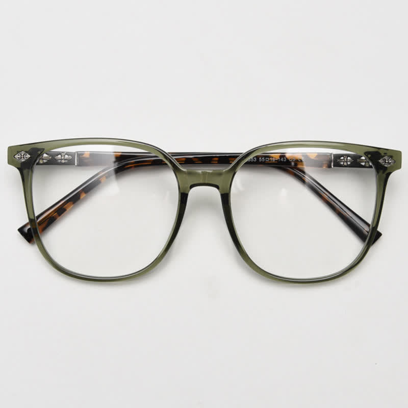 Spykay™ EG26916 Unsiex Retro Square Large Frame Fashion Anti-blue Light Glasses