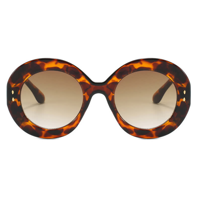 Spykay™ SG60923 Simple Oversized Round Frame Trendy Sunglasses