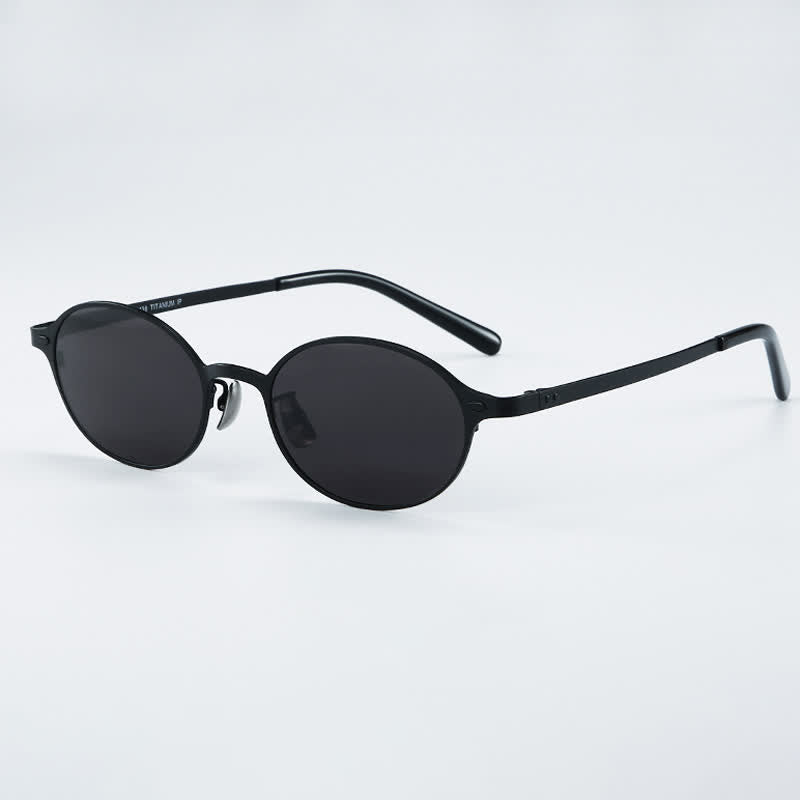 Spykay™ SG60795 Oval Frame Vintage Hipster Sunglasses with Nylon Lenses