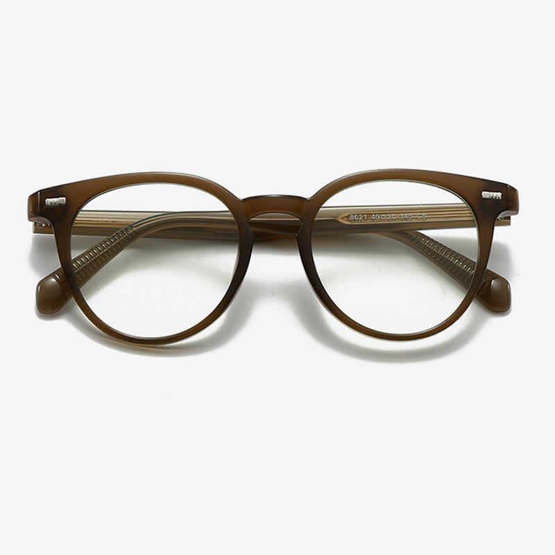 Spykay™ EG26835 Retro Classic Round Frame Anti-blue Light Glasses