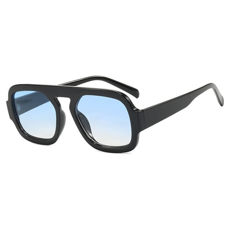 Spykay™ SG60722 Square Frame Leopard Print Cycling Aviator Sunglasses