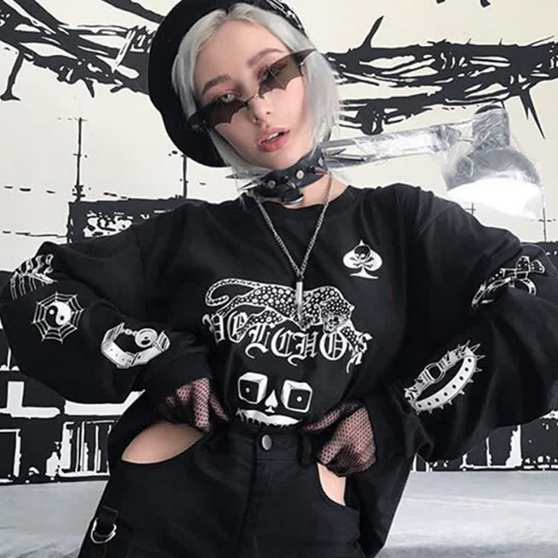 Spykay™ SG60992 Halloween Rimless Devil Vampire Bat Wing Sunglasses for Women Men