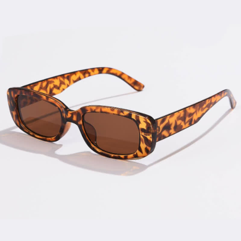 Spykay™ SG60996 Rectangle Small Thick Frame Vintage Sunglasses