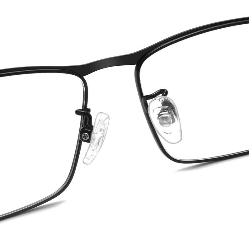Spykay™ EG26841 Simple Titanium Rectangle Frame Anti-blue Light Glasses