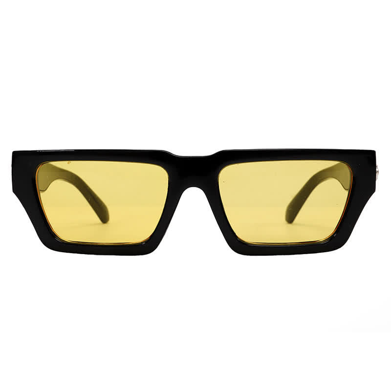Spykay™ SG61019 Unsiex Rhinestone Cross Decor Square Frame Sunglasses