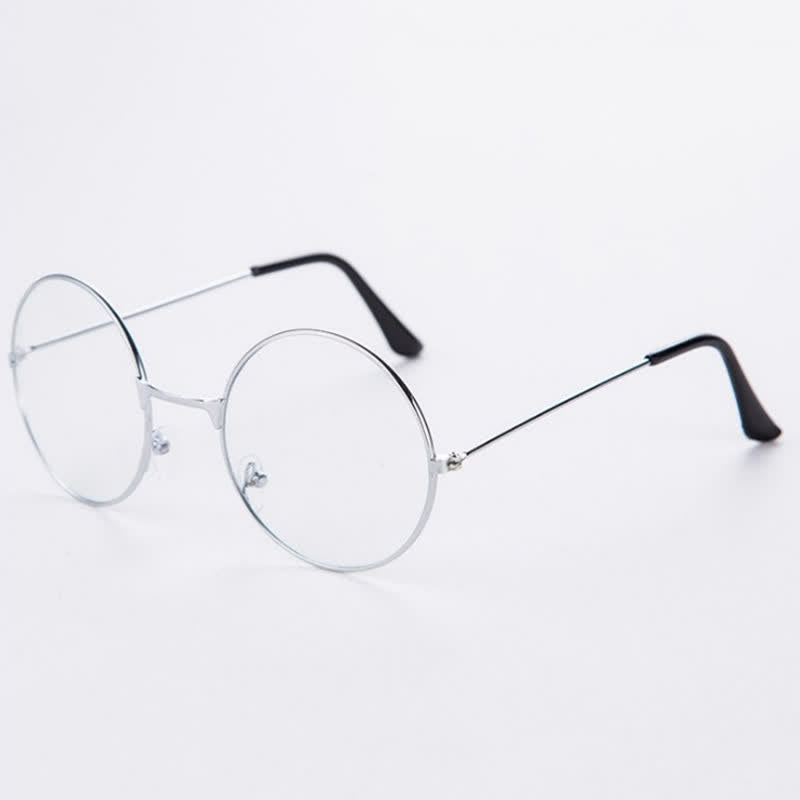 Spykay™ EG26874 Retro Round Frame Metal Anti-blue Light Glasses for Women Men