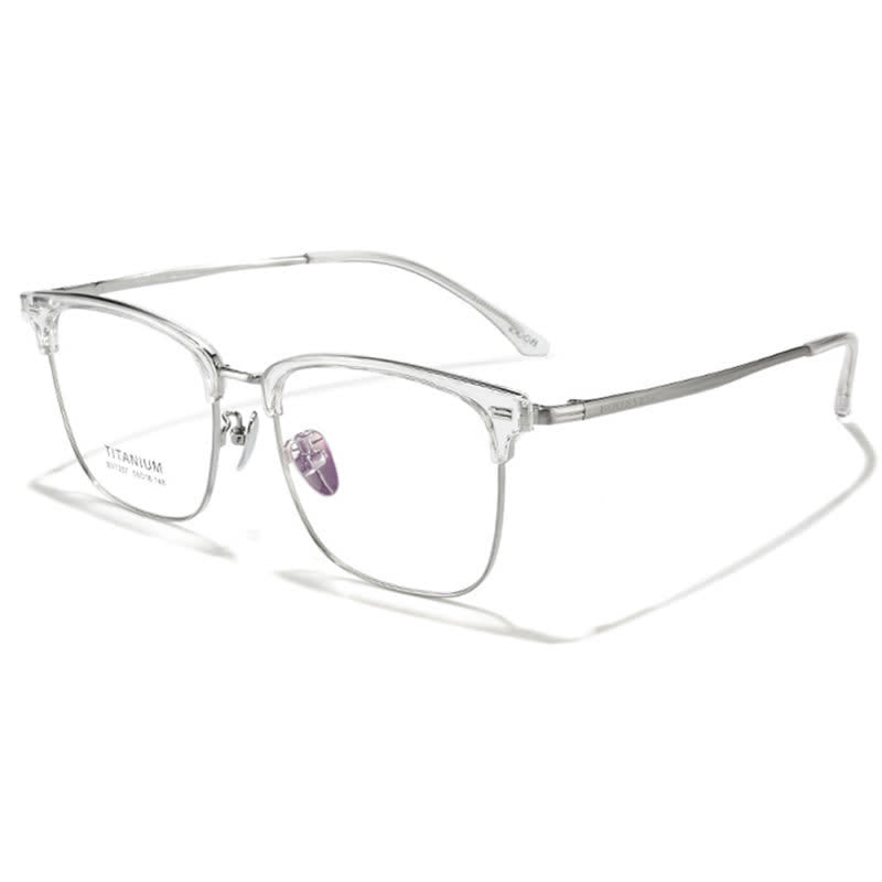 Spykay™ EG26919 Unsiex Retro Square Frame Anti-blue Light Browline Glasses
