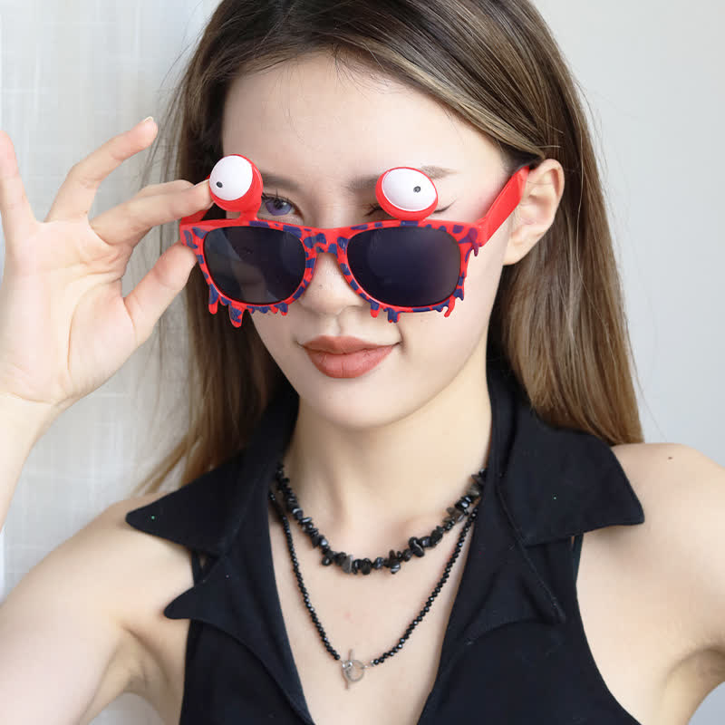 Spykay™ SG60989 Halloween Spider Bat Pumpkin Skull Bloodshot Sunglasses for Women Men