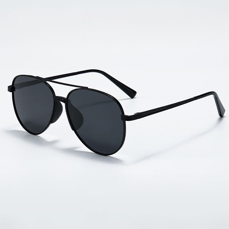 Spykay™ SG60935 Double Bridges Hipster Polarized Photochromic Aviator Sunglasses