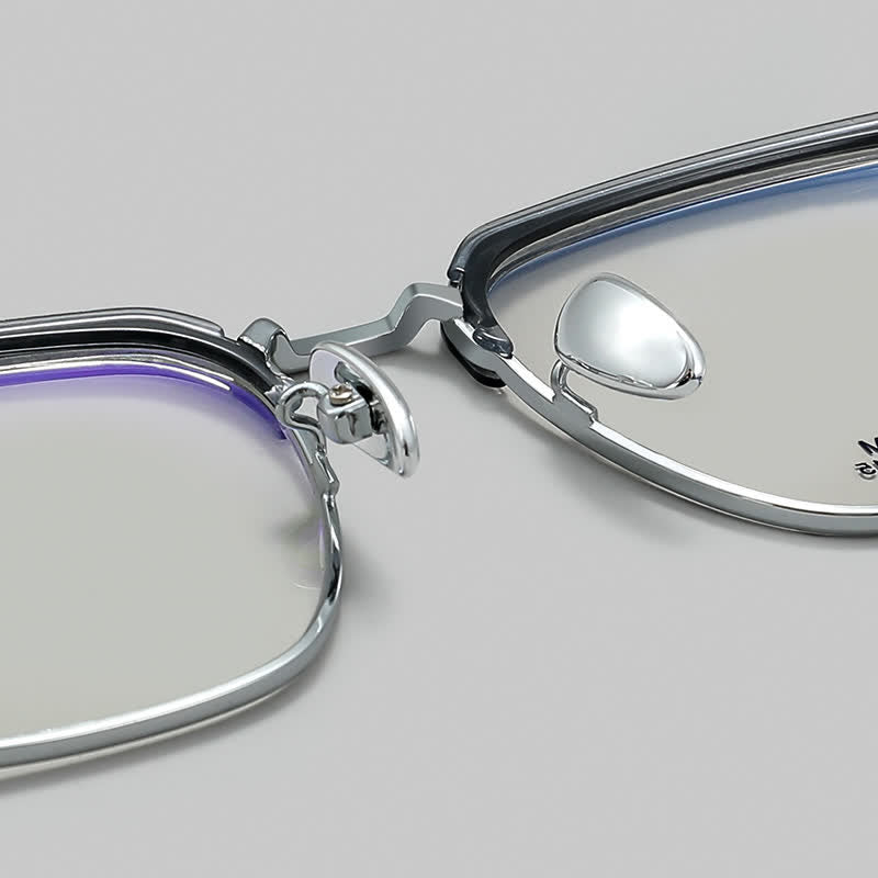 Spykay™ EG26899 Simple Anti-blue Light Square Frame Browline Glasses