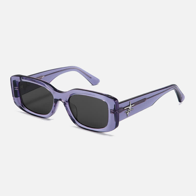 Spykay™ SG60786 Rectangle Frame Star Temples Sunglasses with Nylon Lenses