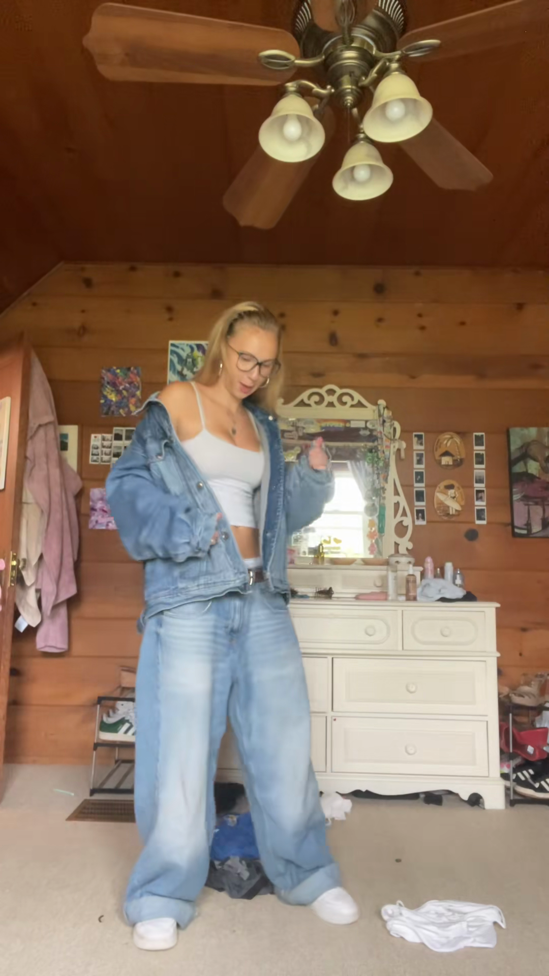 Oversized Denim Co - ord Set