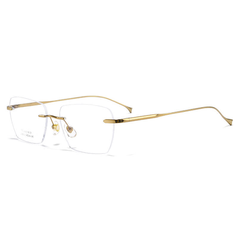 Spykay™ EG26902 Retro Rectangle Frame Anti-blue Light Hipster Rimless Glasses