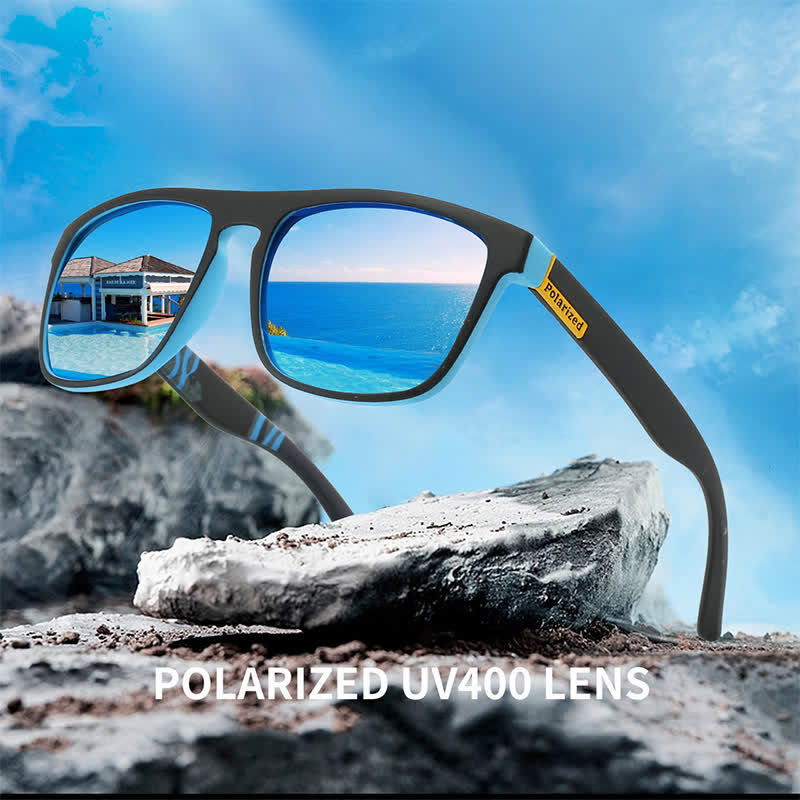 Spykay™ SG60943 Simple Polarized Square Frame Trendy Sunglasses for Outdoor Activities
