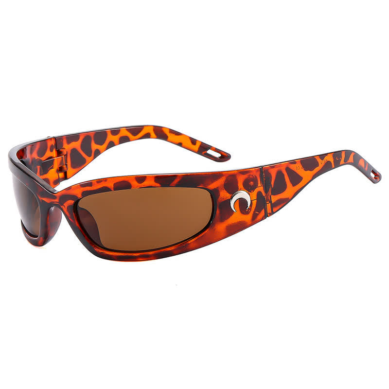 Spykay™ SG60917 Moon Print Retro-Vintage Y2K Sports Sunglasses