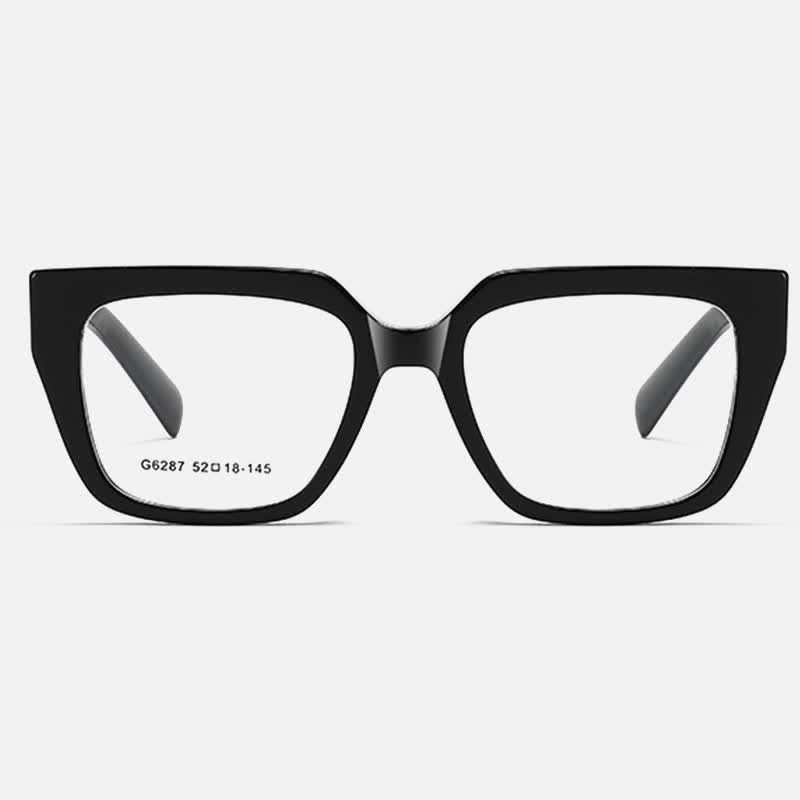 Spykay™ EG26819 Tortoise Shell Pattern Square Frame Simple Anti-blue Light Glasses