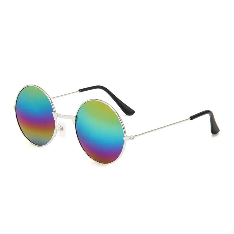 Spykay™ SG61008 Retro Round Frame Metal Sunglasses for Women Men