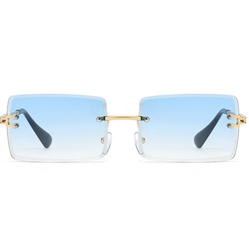 Spykay™ SG60744 Rimless Rectangle Frame Fashion Sunglasses