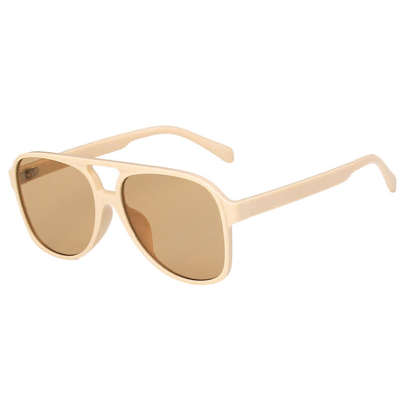 Spykay™ SG60670 Double Bridges Fashion Aviator Sunglasses