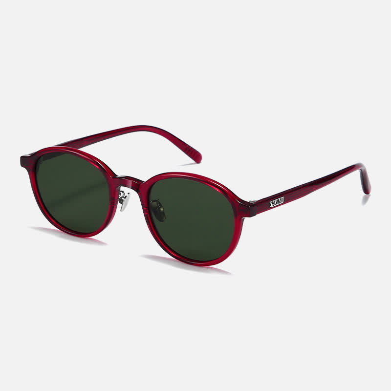 Spykay™ SG60790 Retro Round Frame Polarized Sunglasses with Nylon Lenses
