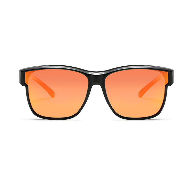 Spykay™ SG61038 Fit Over Glasses Square Frame Polarized Sunglasses