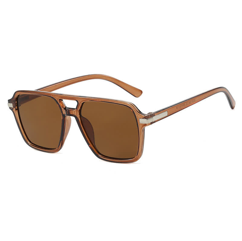 Spykay™ SG61014 Square Frame Double Bridges Classic Sunglasses
