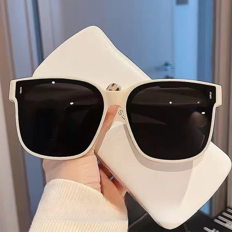 Spykay™ SG60956 Fit Over Glasses Square Frame Foldable Sunglasses for Women Men