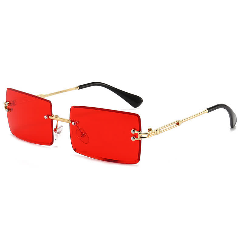 Spykay™ SG60744 Rimless Rectangle Frame Fashion Sunglasses