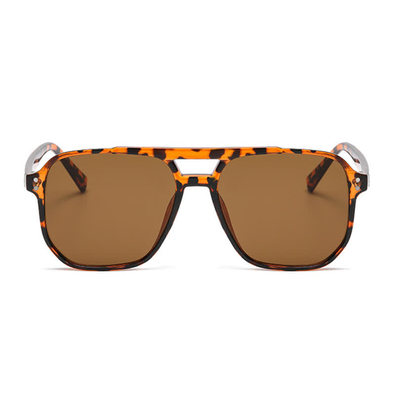 Spykay™ SG60735 Vintage Double Bridges Tinted Aviator Sunglasses
