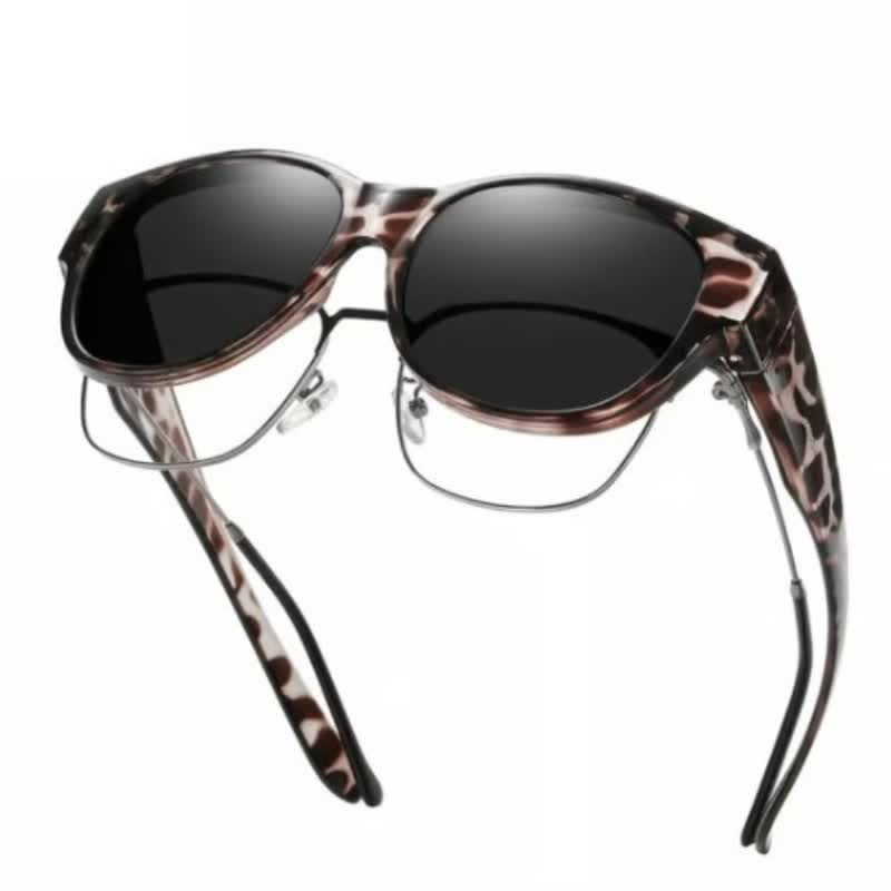 Spykay™ SG60901 Polarized Round Frame Driving Sunglasses Fit Over Glasses for Women Men