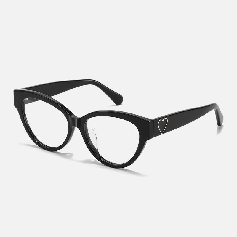 Spykay™ EG26724 Hipster Heart Temples Cat-Eye Anti-blue Light Glasses