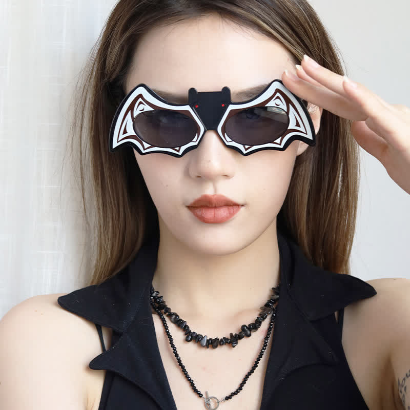 Spykay™ SG60989 Halloween Spider Bat Pumpkin Skull Bloodshot Sunglasses for Women Men