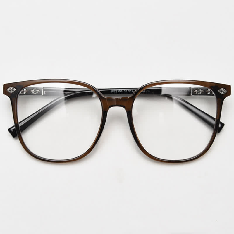 Spykay™ EG26916 Unsiex Retro Square Large Frame Fashion Anti-blue Light Glasses