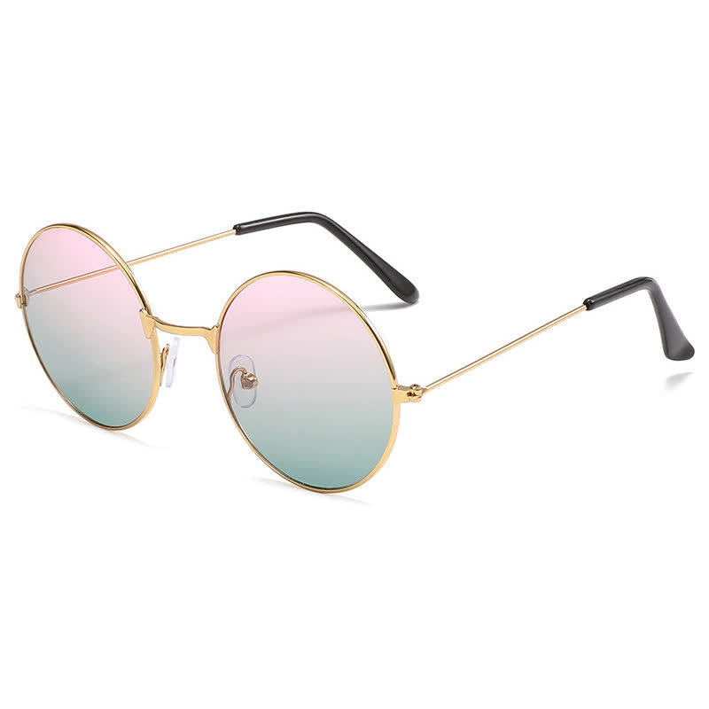 Spykay™ SG61008 Retro Round Frame Metal Sunglasses for Women Men