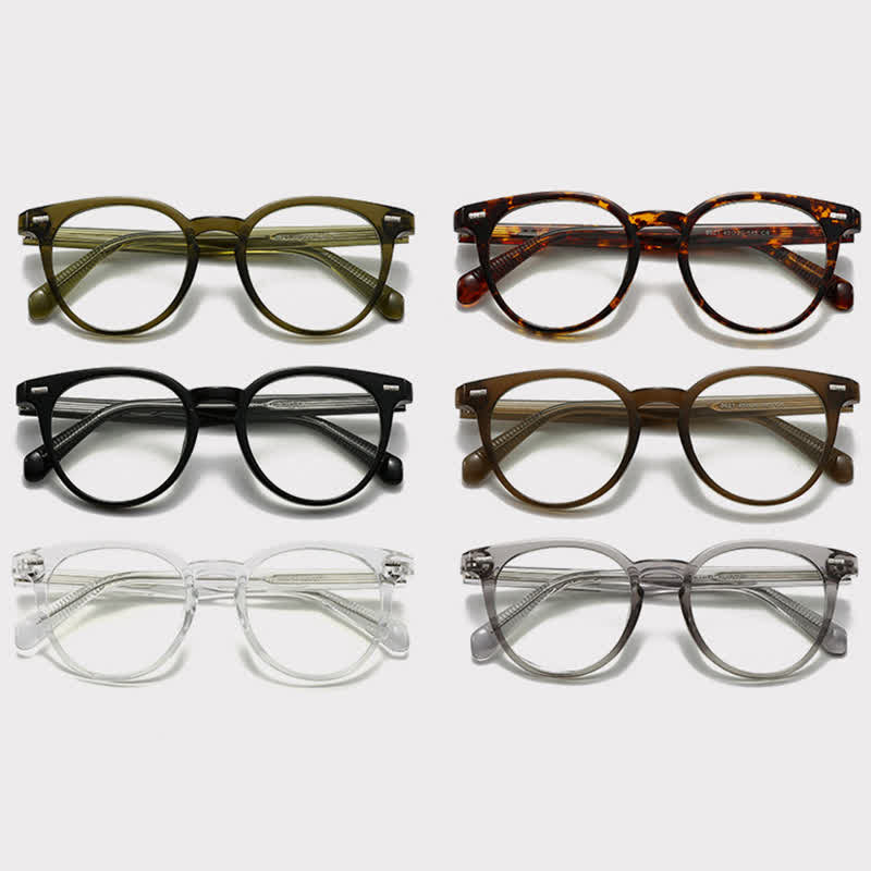 Spykay™ EG26835 Retro Classic Round Frame Anti-blue Light Glasses