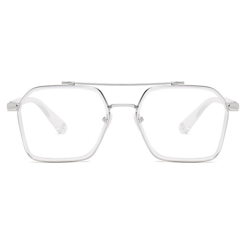 Spykay™ EG26920 Unsiex Square Frame Anti-blue Light Double Bridges Retro Glasses