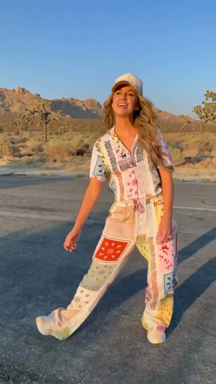 Boho Patchwork Print Shirt & Pants Set