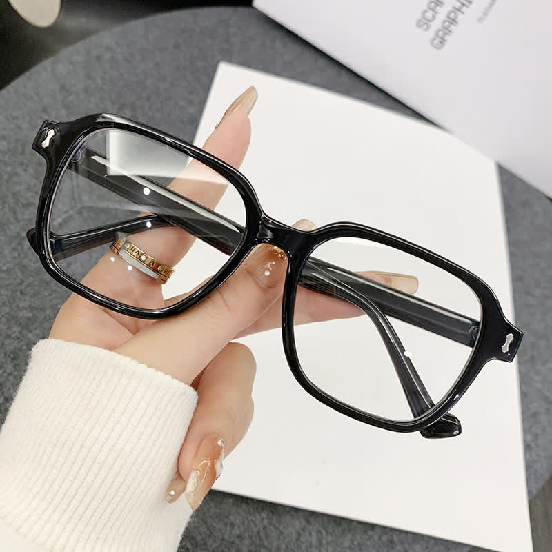 Spykay™ EG26786 Arrow Decor Square Frame Simple Anti-blue Light Glasses