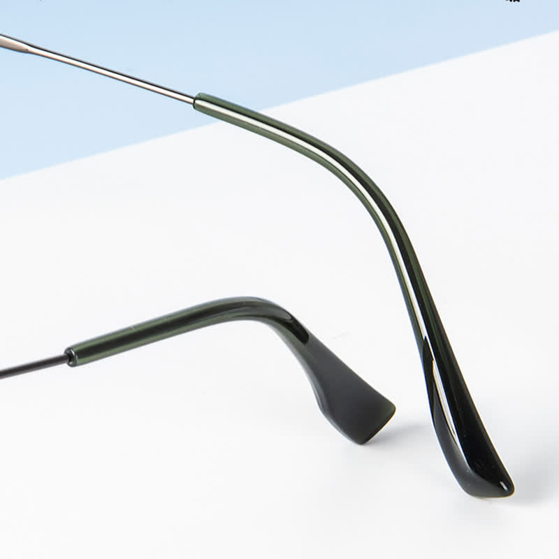 Spykay™ EG26924 Retro Gothic Cross Unisex Square Frame Anti-blue Light Browline Glasses