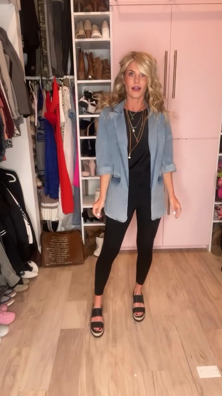 Light Blue Denim Blazer