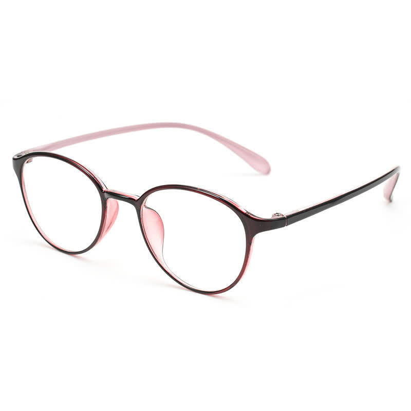 Spykay™ EG26845 Lightweight Round Frame Anti-blue Light Simple Glasses