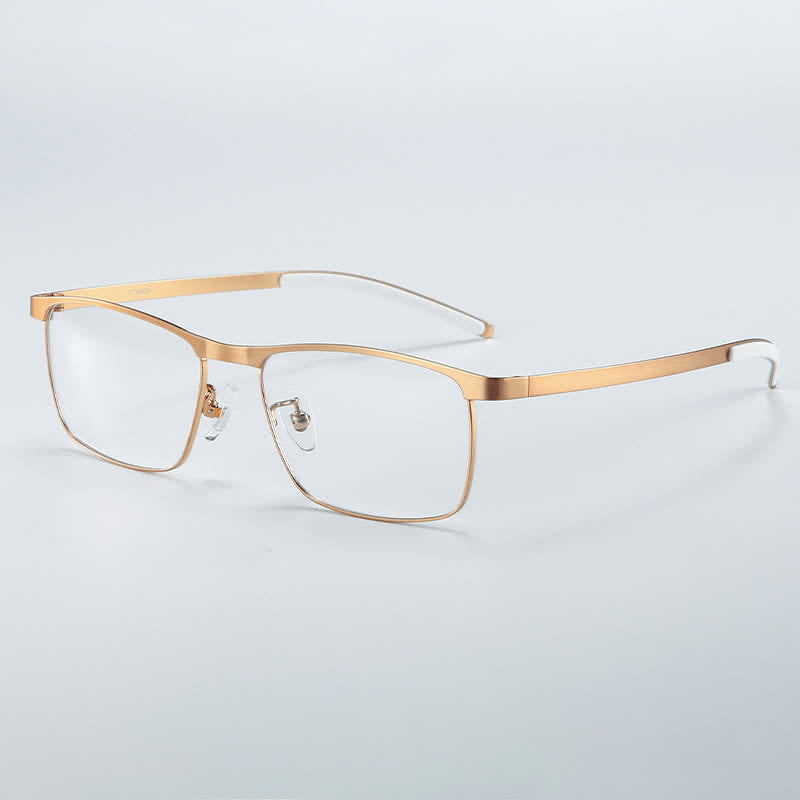 Spykay™ EG26852 Rectangle Titanium Frame Anti-blue Light Classic Glasses