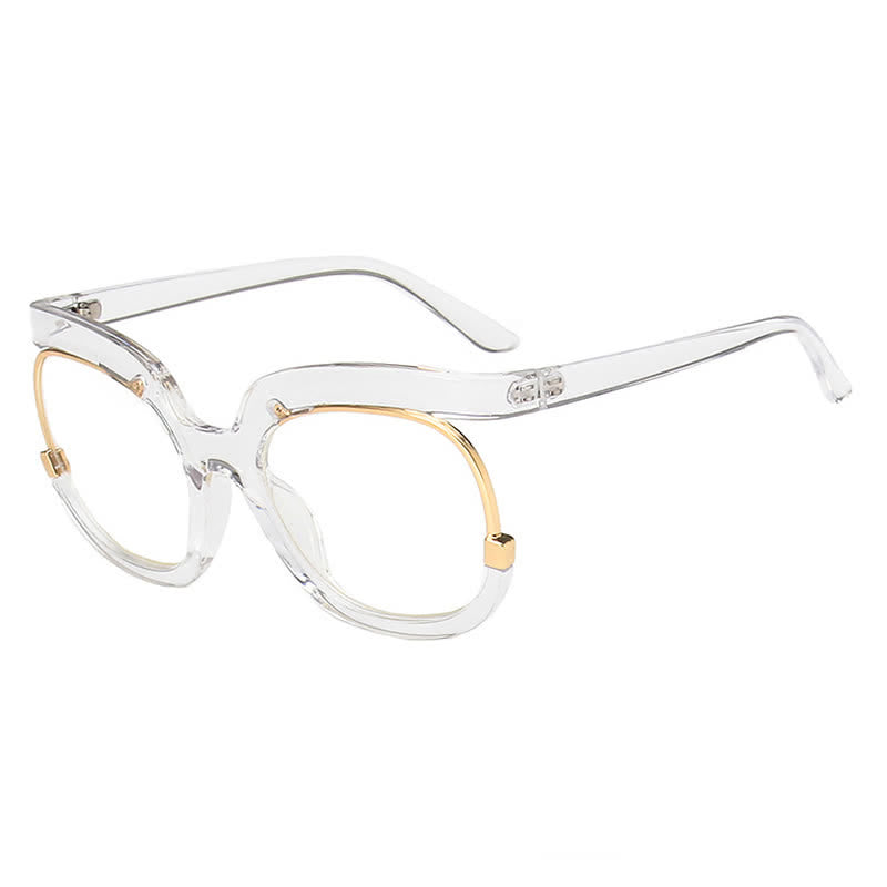 Spykay™ EG26670 Anti-blue Light Round Frames Owl Oversized Eyeglasses